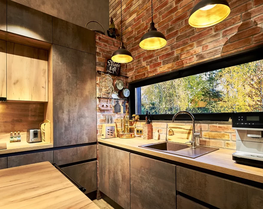 Каркасный дом КД-790 интерьер (кухня)