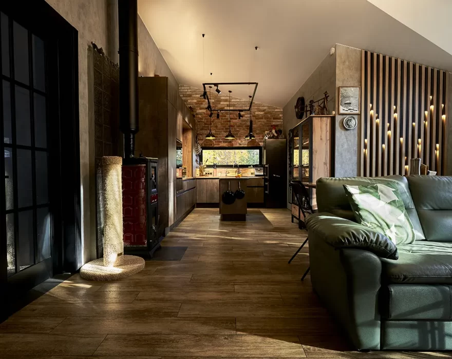 Каркасный дом КД-790 интерьер (кухня)