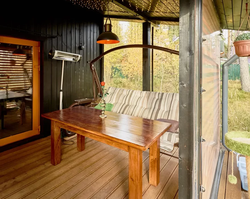 Каркасный дом КД-790 терраса