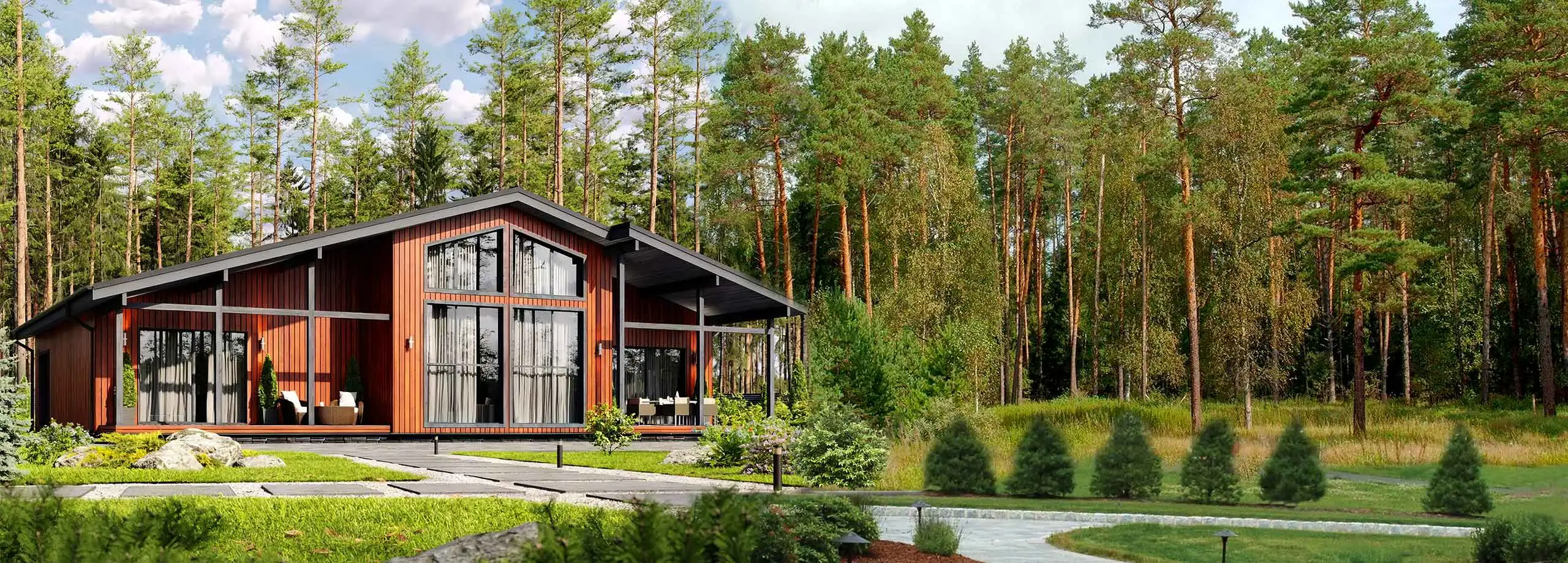 Каркасные дома по индивидуальному проекту