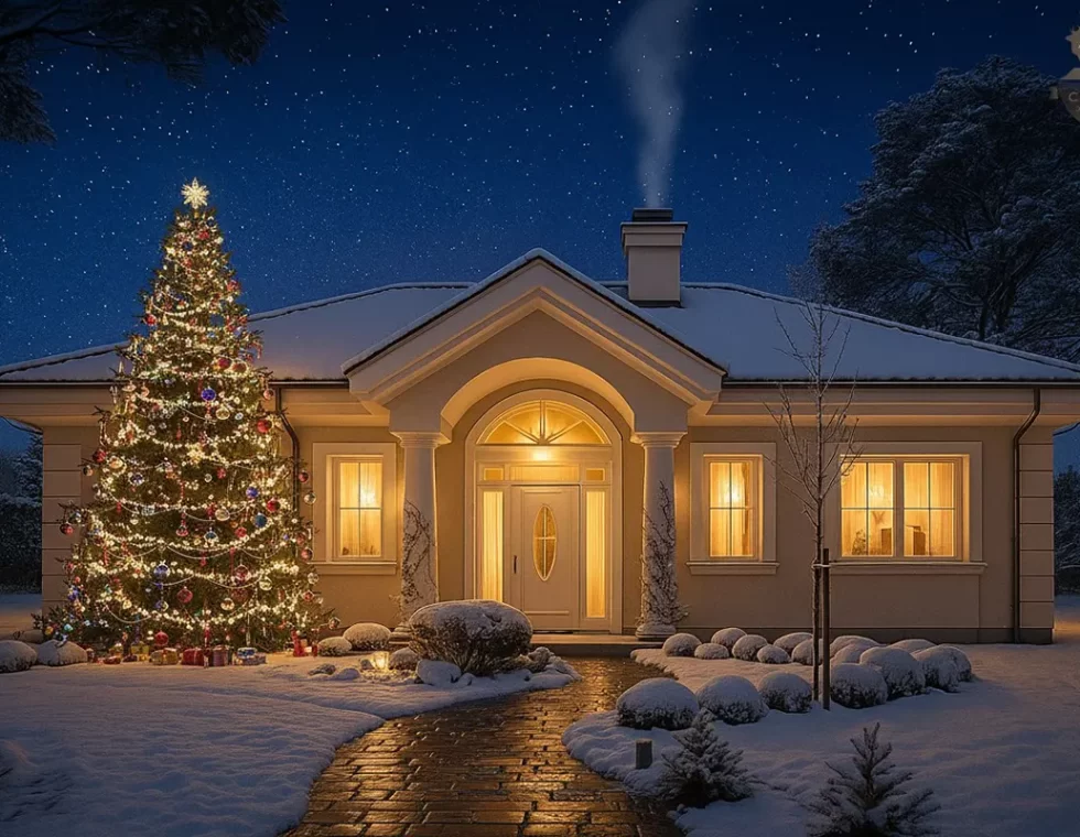 Каркасный дом с террасой и панорамным остеклением КД-420 фото 2