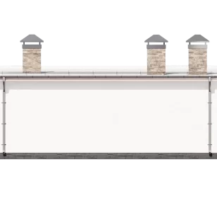 КБ-20 каркасная баня фасад 3