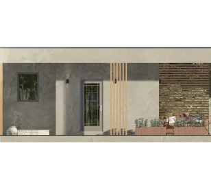 КБ-60 каркасная баня фасад 1