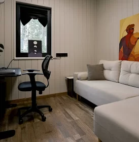 дом КД-1210 интерьер (кабинет)