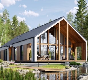 Барнхаус КД-1220 фасад 4