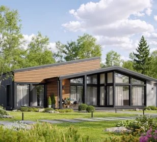 Каркасный дом по проекту КД-1360: фото 2