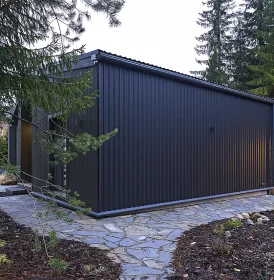 экстерьер углового барнхауса КД-520 в СНТ «Гармония»