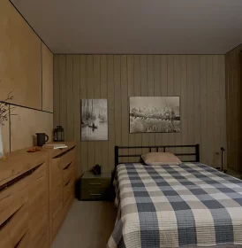 интерьер барнхауса КД-520 в СНТ «Гармония»