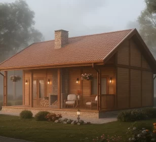 Одноэтажный каркасный дом КД-20 фото 2