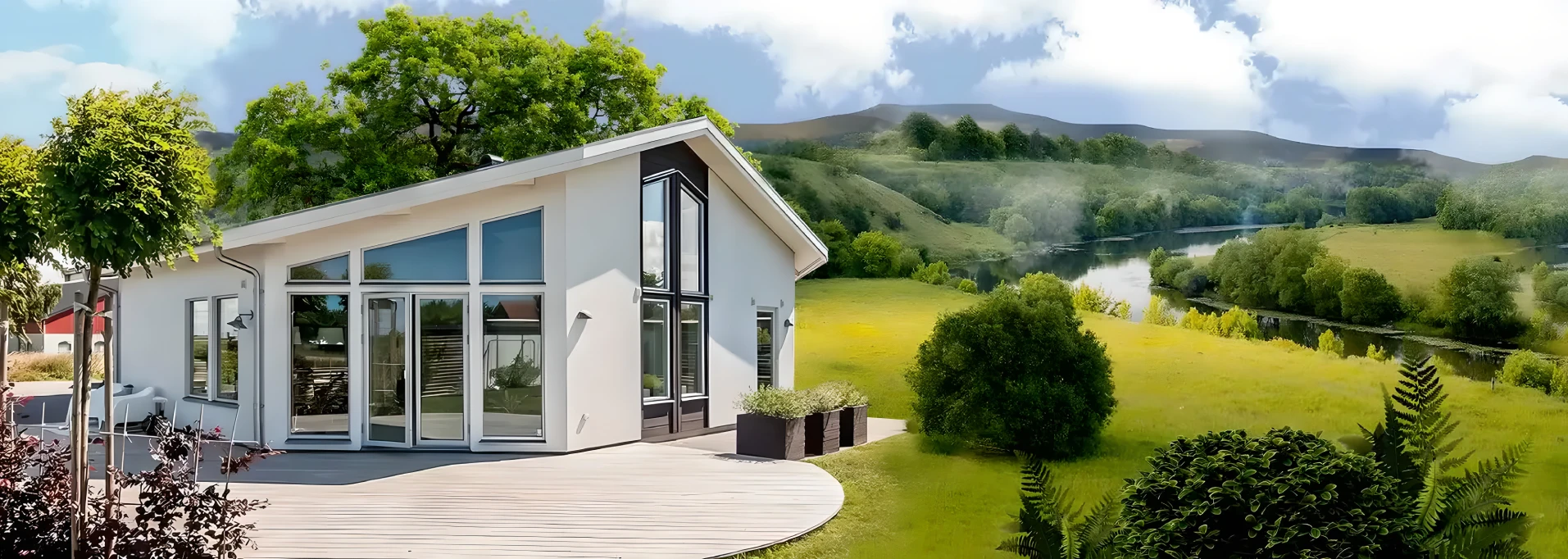 Одноэтажные каркасные дома