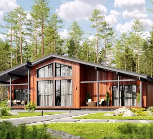 проект каркасного дома КД-1180