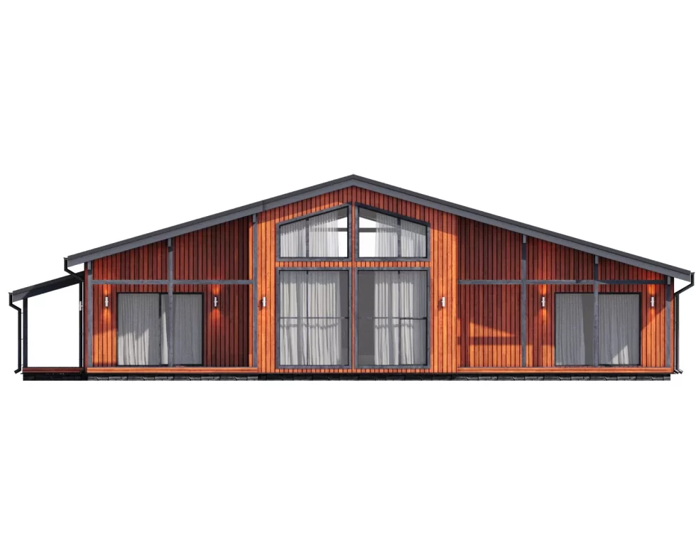 проект каркасного дома КД-1180